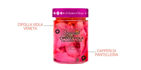Le Cipolle Viola con Capperi 580 ml
