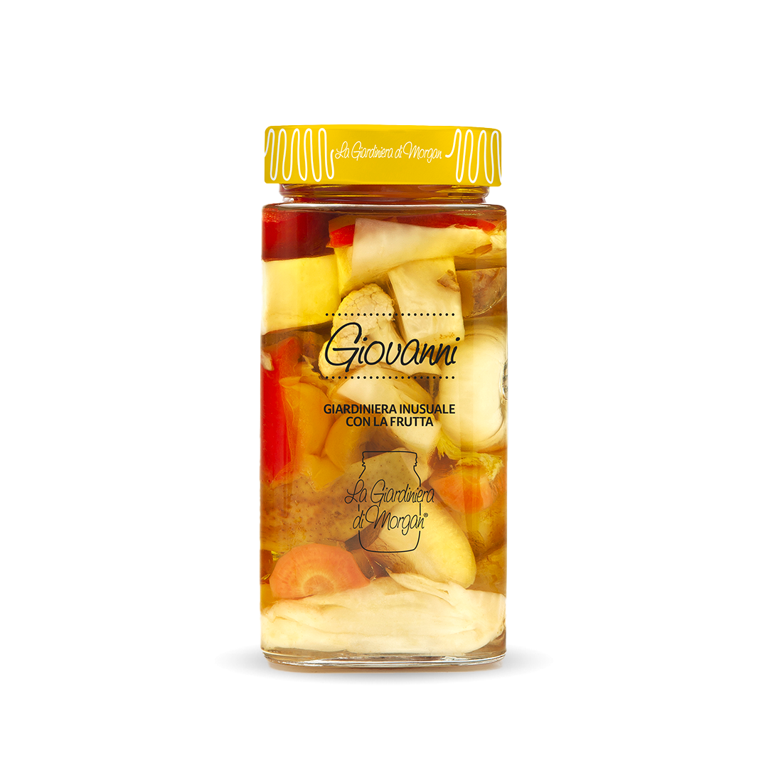 Giardiniera in olio con frutta